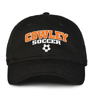 The Game Black Cowley Soccer w/ Ball Icon Hat