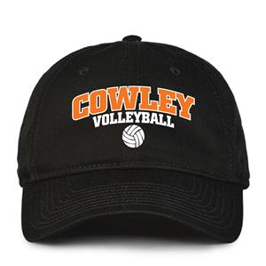 The Game Black Cowley Volleyball w/ Ball Icon Hat