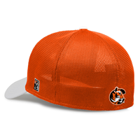 The Game Cowley 3D Script White & Orange Flex Fit Hat