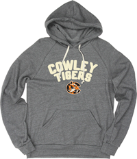 Blue 84 Womens Hood Raglan Triblend Cowley Tigers C