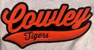 Blue84 Felt Applique Cowley Tigers Hood (1011695125) Blue84 Felt Applique Cowley Tigers Hood