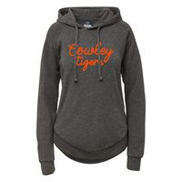 MV Sport Ladies Jordan Angel Cowley Tigers Crochet Charcoal Hood