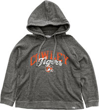 Blue84 Ladies Cowley Tigers C Logo Distressed Hood