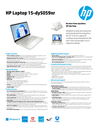 HP 15DY5059NR 15.9