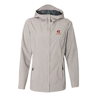 MV Sport 32 Degrees Ladies Tiger Logo Cowley College Grey Rain Jacket