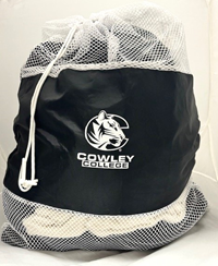 Mesh Cowley White & Black Laundry Bag