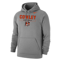 Nike Dark Heather Cowley Softball w/ Tiger Logo Hood