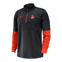 Nike Coach Tiger Logo Black & Orange Pullover