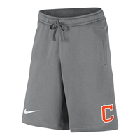 Nike Club Fleece with Block C Dark Heather Shorts