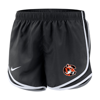 Nike Ladies Tempo Tiger Logo Black Shorts