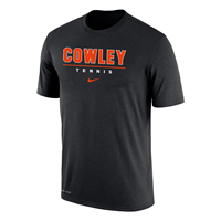 Nike Black Cowley Tennis T-shirt
