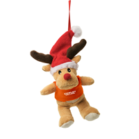 MCM 6" Cowley College T-shirt Holiday Reindeer Plush Ornament
