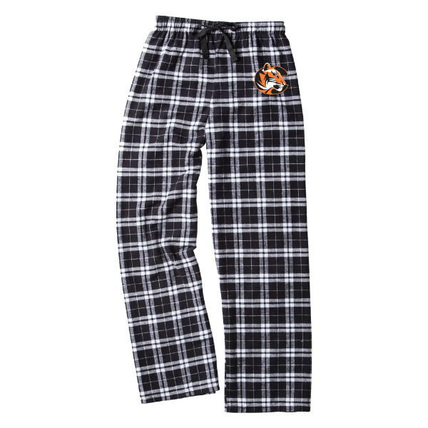 Boxercraft Ladies Plaid Flannel Tiger Logo Black & White Pant (SKU 1004559628)