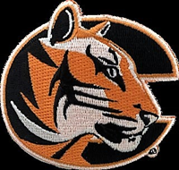 Neil Enterprises Tiger Logo 3" Sew on Patch