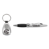 Pen & Teardrop Key Tag Set