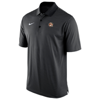 Nike Stadium Stripe Tiger Logo Embroidered Polo