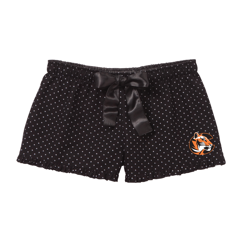 Boxercraft Ladies Bitty Dot Flannel Black Shorts (SKU 1004570126)