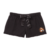 Boxercraft Ladies Bitty Dot Flannel Black Shorts