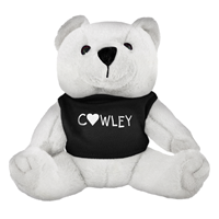 Spirit Products 6" Cowley with Heart T-shirt White Bear