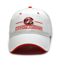 The Game Tiger Logo Cowley College White Hat