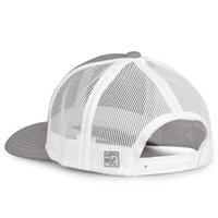 THE GAME HAT LEATHER PATCH C GRAY/WHITE