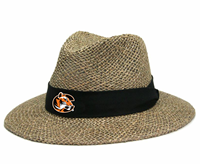The Game Hat Safari Straw C Embroidered