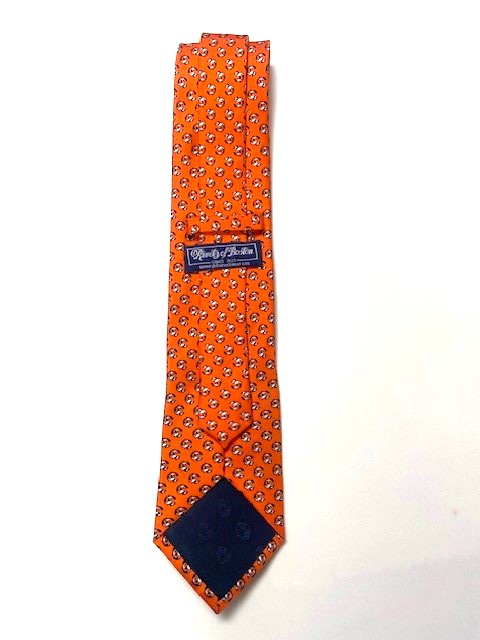 Rivets of Boston Tiger Logo Silk Tie | Cowley College Bookstore