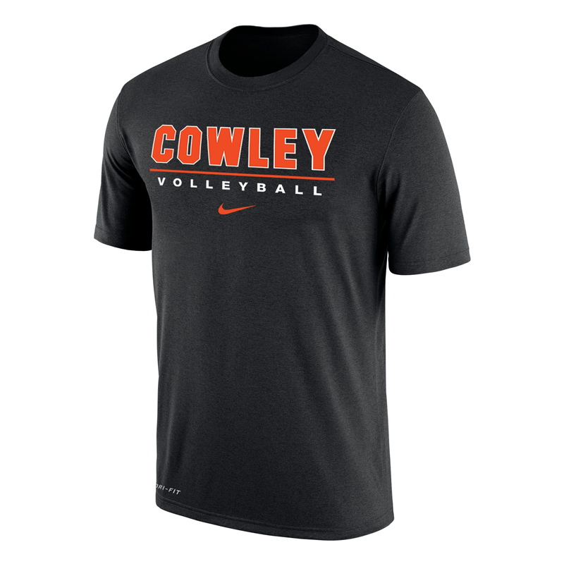Nike Black Cowley Volleybal T-shirt (SKU 1010674730)