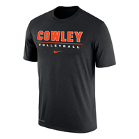 Nike Black Cowley Volleybal T-shirt