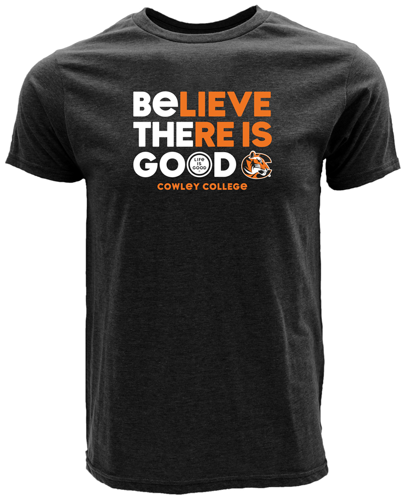 Blue84 Believe There Is Good LIG® Special Blend Heather Black T-shirt (SKU 1010837624)