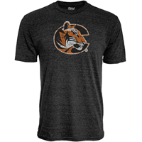 Blue84 Tri-blend Distressed Tiger Logo T-shirt