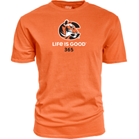 Blue84 Life is Good® 365 Dyed Ringspun Orange T-shirt