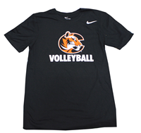 Nike Black Tiger Logo Volleyball T-shirt