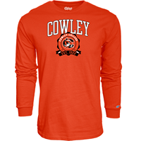 Blue84 Cowley CC Tiger Logo Est1922 in Ribbon Long Sleeve T-shirt