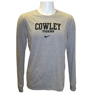 Nike Cowley Tigers Long Sleeve Grey T-Shirt