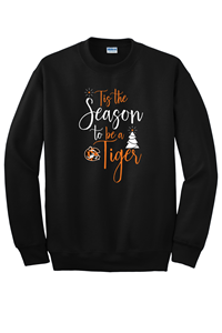 Gildan Tis the Season to be a Tiger Black Long-Sleeve T-shirt