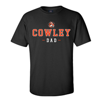 MV Sport Tiger Logo Cowley Dad Black T-shirt