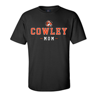 MV Sport Tiger Logo Cowley Mom Black T-shirt