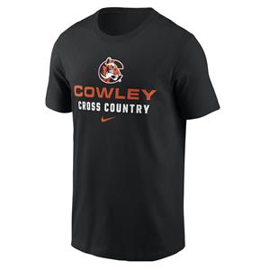 Nike Black Tiger Logo Cowley Cross Country T-shirt