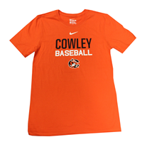Nike Tshirt Cowley Baseball "C" Orange