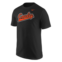 Nike Core Cotton Cowley in Script Black T-shirt