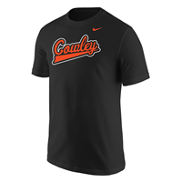 Nike Cowley in Fun Script Black T-shirt