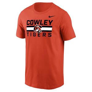 Nike Dri-fit Cowley Tiger Logo w/ Stripes Tigers Orange T-shirt (1012419224) Nike Dri-fit Cowley Tiger Logo w/ Stripes Tigers Orange T-shirt