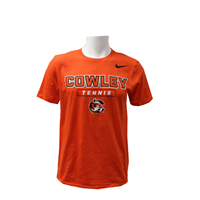 Nike Orange Cowley Tennis w/ Tiger Logo T-shirt