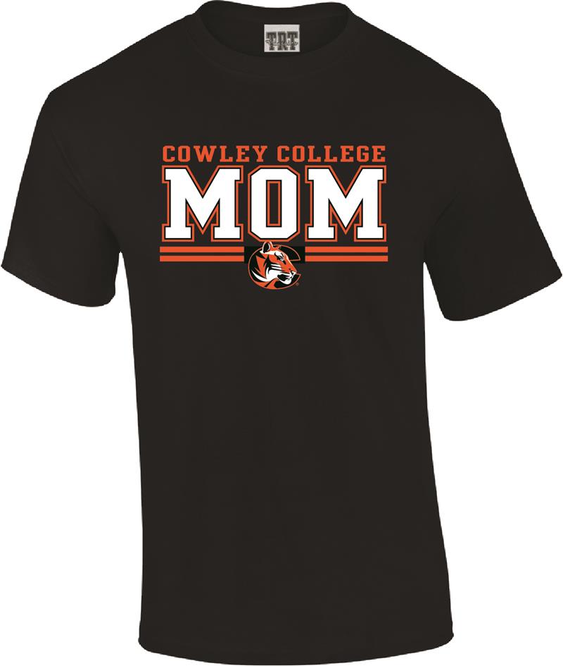 TRT Cowley College Mom w/ Tiger Logo Black T-shirt (SKU 1012269324) TRT Cowley College Mom w/ Tiger Logo Black T-shirt (SKU 1012269324)