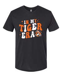 TRT In My Tiger Era with Tiger Logo Black T-shirt