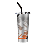 GameTime Sidekicks Tiger Logo 20oz Straw Tumbler