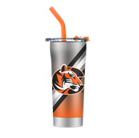 GameTime Sidekicks Tiger Logo 20oz Straw Tumbler