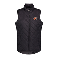 MV Sport Ladies Tiger Logo Diamond Quilt Vest