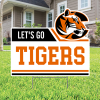 Yard Sign Let's Go Tigers